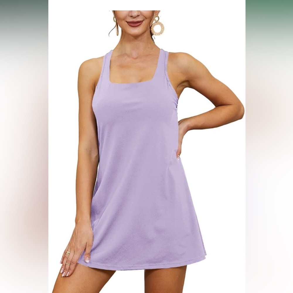 Amazon Purple Tennis Dress